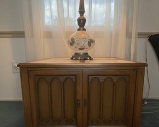 Vintage Spanish Mediterranean Style Cabinet