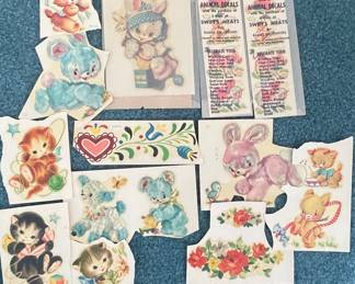 Vintage Swift's Meats Promotional Animal Decals
