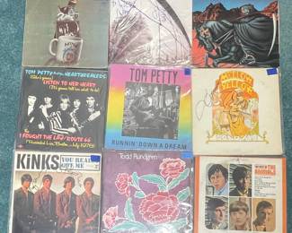 Vintage Rock Vinyl Records