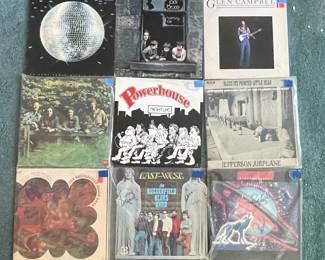 Vintage Rock & Blues Vinyl Record Collection