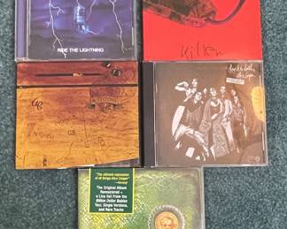 Alice Cooper and Metallica CD Collection