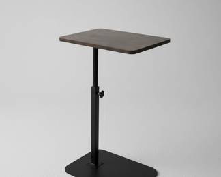Adjustable Height C-Shaped Laptop Desk with Swivel Top