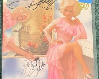 Dolly Parton Heartbreaker Signed Vinyl Record