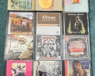 Allman Brothers Band and Related Solo Artist CDs