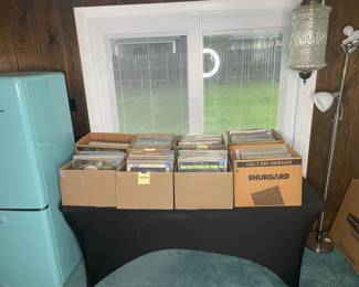 Massive Collection of Vintage Vinyl Records, Many Autographed 