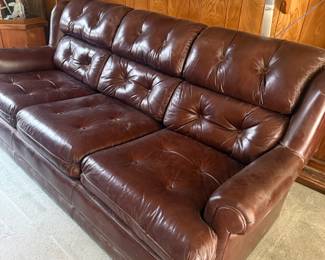 leather sofa