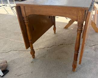 antique drop table