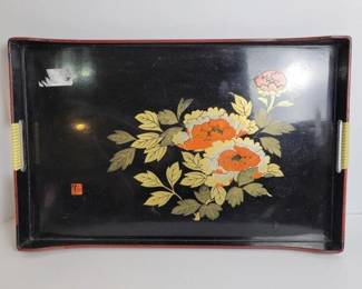 144 rectangularjapanesestylelacquerservi