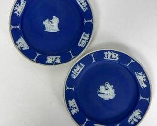007 pairofwedgwoodjasperwareblue