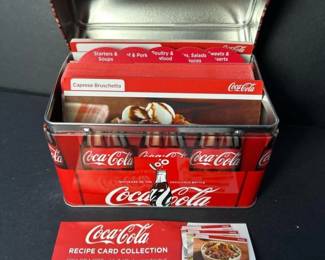 043 cocacolarecipecardcollectionintin