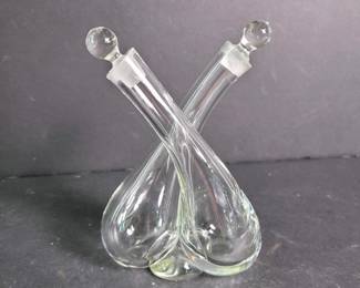 280 crossedcrystaloilandvinegarcruetse