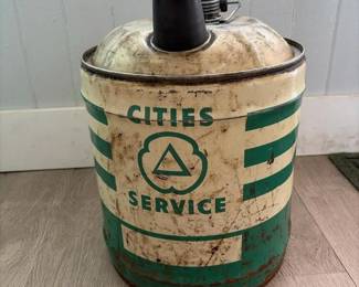 208 citiesservicevintage5gallonoilcan