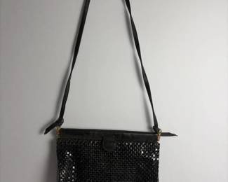228 whitingdavisblackmeshshoulderbag