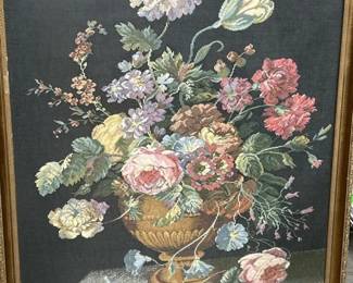 126 large31x26framedfloralwallartin