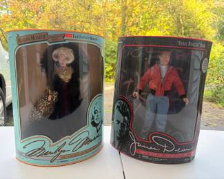 Marilyn Monroe & James Dean Dolls