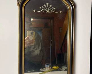 163 victorianstylewallmirrorwithetched