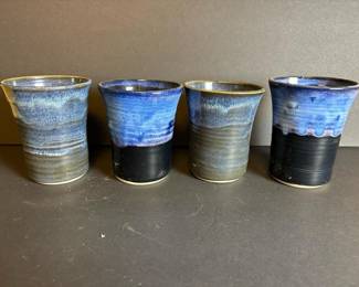 047 studiopotterycupsinblueglaze
