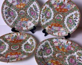 145 rosemedallionchineseporcelainplates