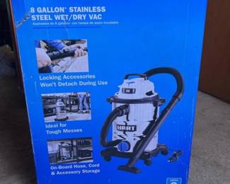 140 hart8gallonstainlesssteelwetdryva