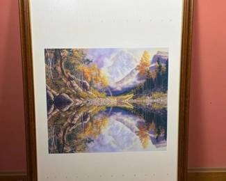 210 33x21framedwildernessstylelandscape