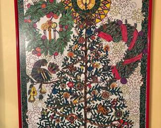 201 29x40framedchristmasthemedcoloring