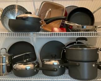 Cookware, Frying Pans Stock Pots