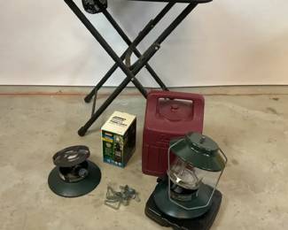 Coleman Camping Gear with Folding Table
