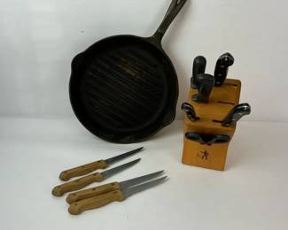 Zwilling J.A. Henckels Knives Cast Iron Grill Pan