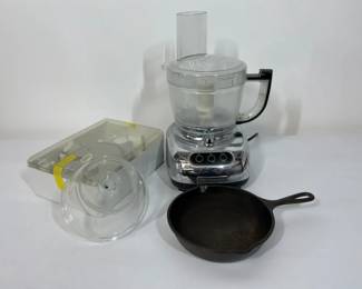 KitchenAid Food Processor Cast Iron Skillet