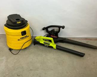 Wet Dry Vacuum Electric Leaf Blowers