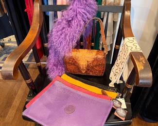 Vintage bags and accessories.