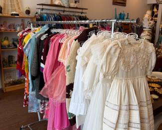 Vintage children’s clothing.