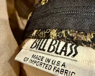 Bill Blass lace evening dress. 
