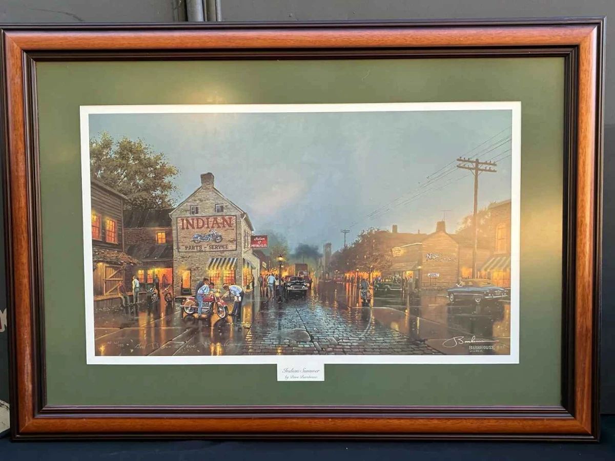 CT111VSigned Limited Edition Dave Barnhouse Print Indian Summer