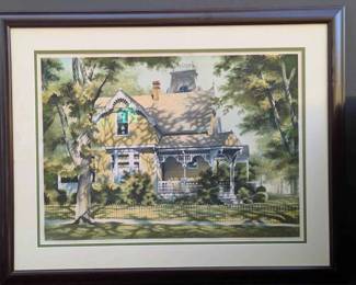 CT107VVictorian Summer Print By Robert Addison
