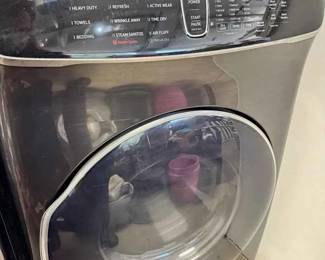 CT135VSamsung FlexDry 7.5 cu.ft. Gas Dryer DVG60M9900V Black Stainless Steel