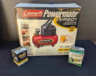CT127Coleman Powermate Air Compressor And Oil Filters