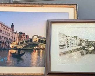 CT112Ponte Vechio Venice Canal Prints