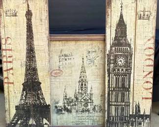 CT117Paris  London Wall Decor