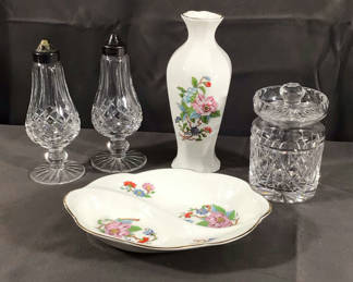 Lot 125: Waterford & Aynsley Tableware