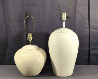 Lot 142: Vintage S&M Industries Table Lamps