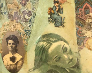 Lot 108: Becky - George Guzzi Framed Collage