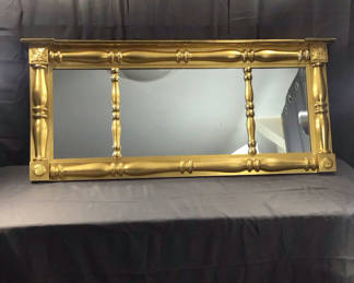 Lot 160: Gold Gilt Wall Mirror
