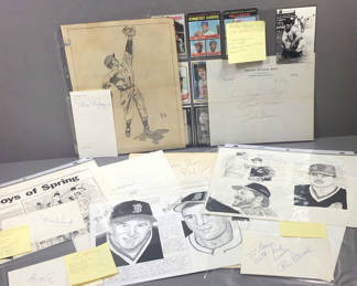 Lot 184: Miscellaneous Baseball Memorabilia