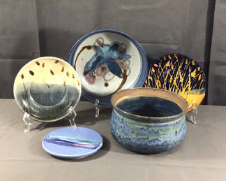 Lot 127: Pottery In Blue