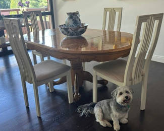 Lot 158: Dining Table & Chairs