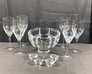 Lot 126: Vintage Orrefors & More Crystal Tableware