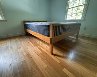 Lot 145: Mission Style Queen Bed