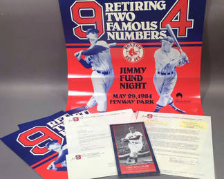 Lot 183: Ted Williams Memorabilia