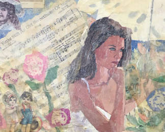 Lot 110: George Guzzi Multimedia Collage
